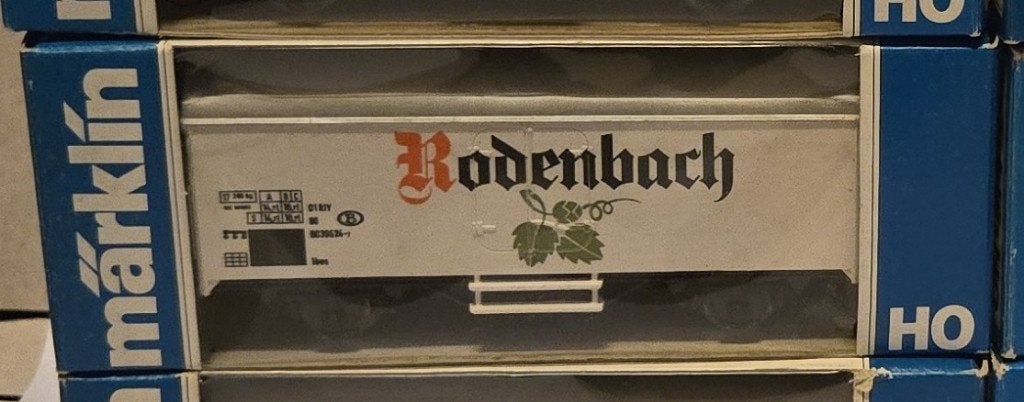 Marklin H0 Wagon pub 4415-85059 "Rodenbach" /500, Enlèvement ou Envoi, Comme neuf, Wagon