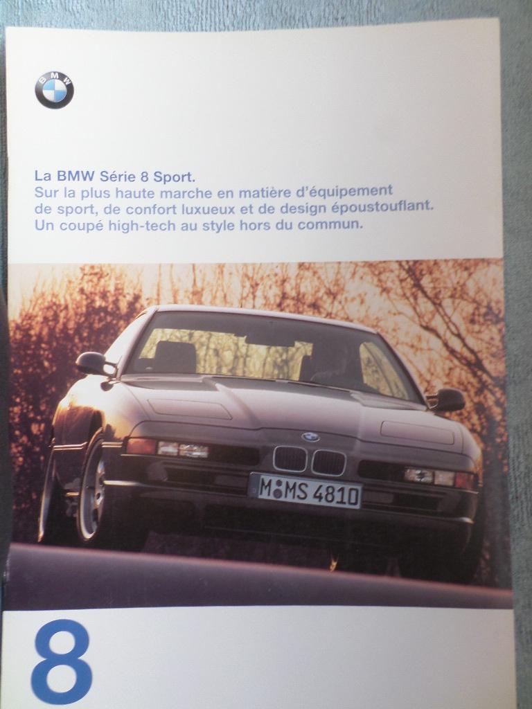 BMW 840Ci & 850Ci Sport Brochure - FRANS, Boeken, Auto's | Folders en Tijdschriften, Ophalen of Verzenden, BMW