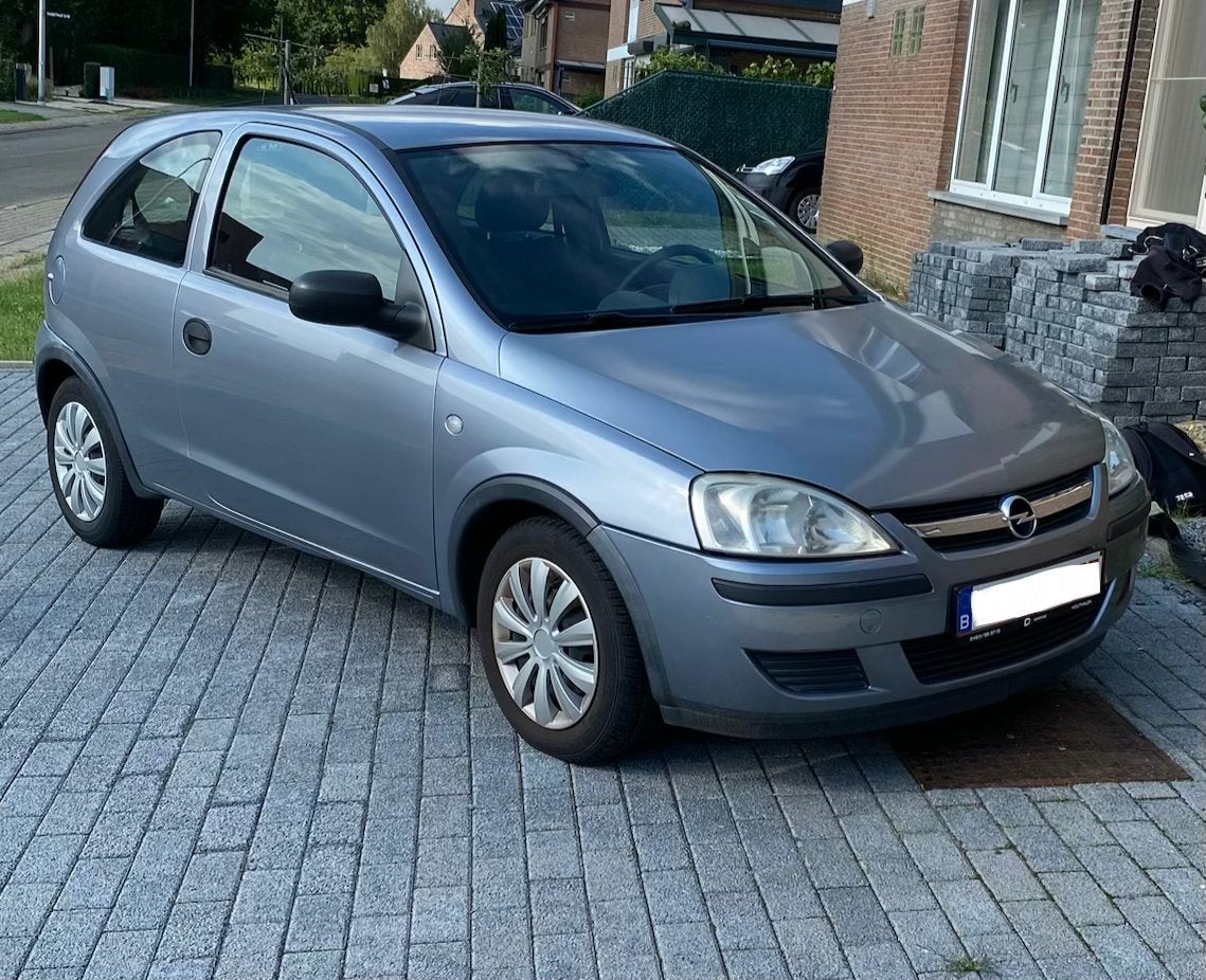 Opel Corsa 1.0 2006 64.500 km, Auto's, Opel, Voorwielaandrijving, 4 zetels, Stof, Blauw
