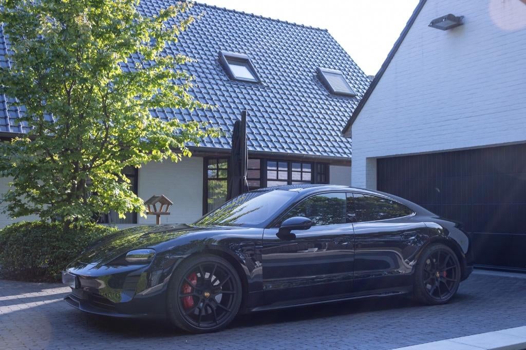 Porsche taycan, Auto's, Automaat, 4 deurs, Euro 6, Zwart