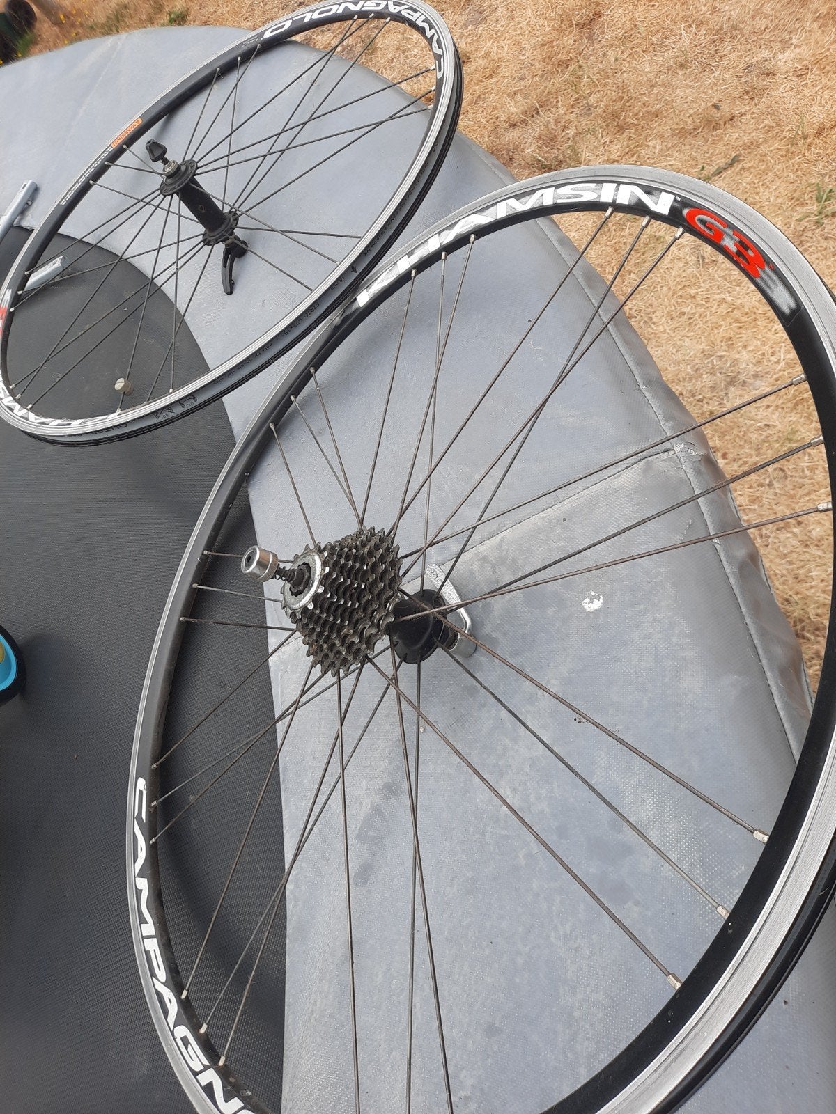 Set racewielen Khamsin G3, Fietsen en Brommers, Ophalen