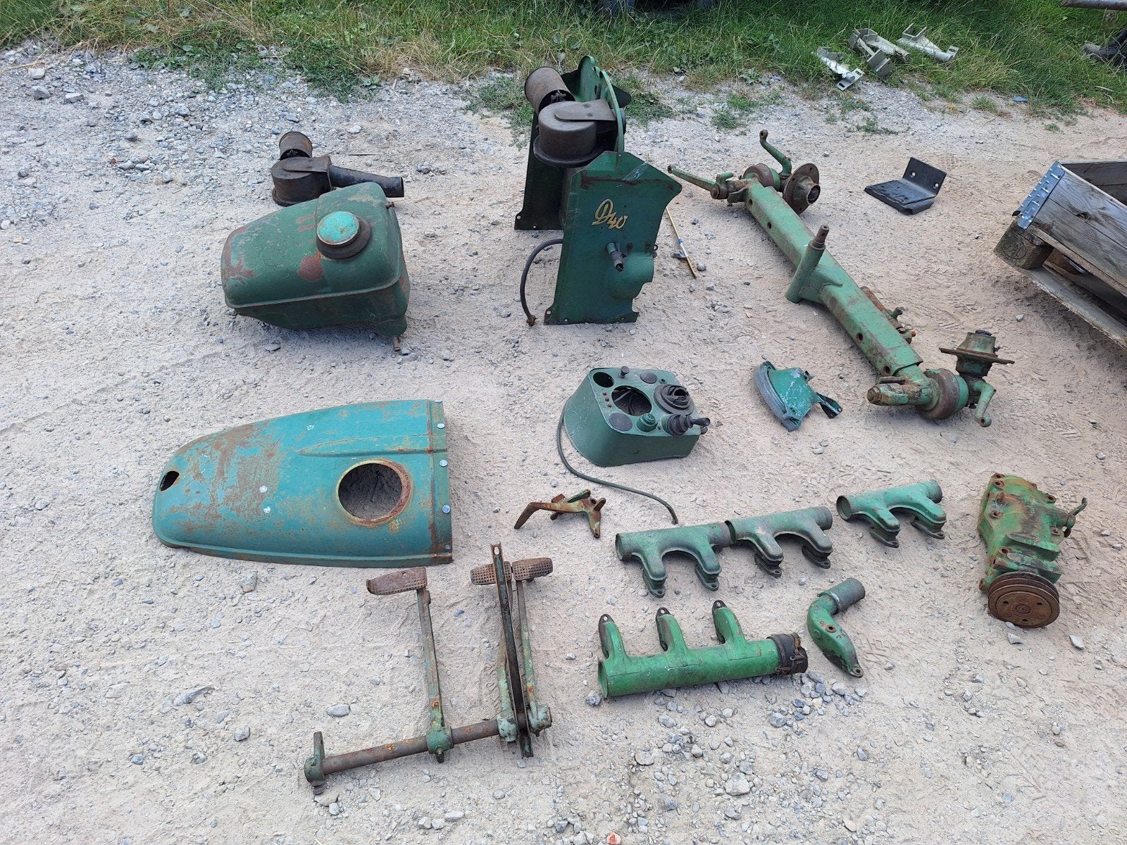 Diverse onderdelen Deutz 05 en 06 serie, vooras, carrosserie, Ophalen
