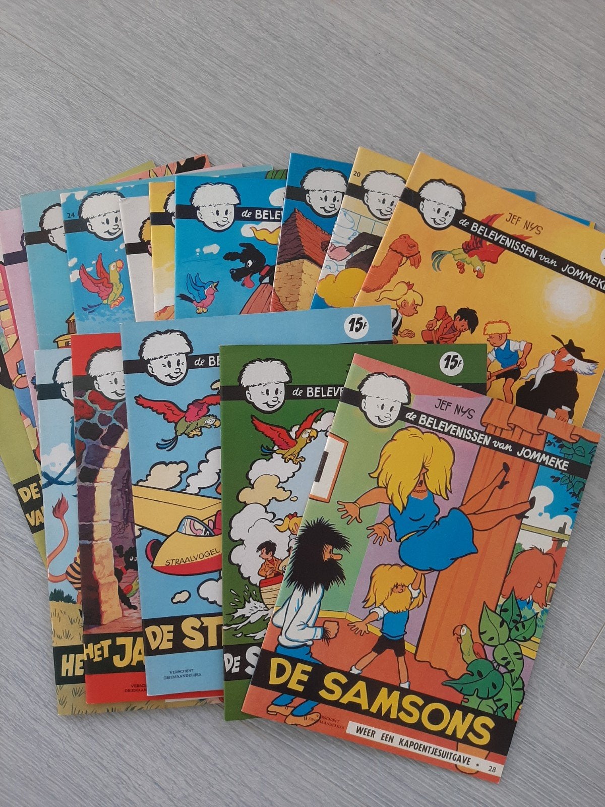 16 nieuw ongelezen strips Jommeke  zwart / wit tekeningen, Jef Nys, Fictie algemeen, Nieuw, Ophalen of Verzenden