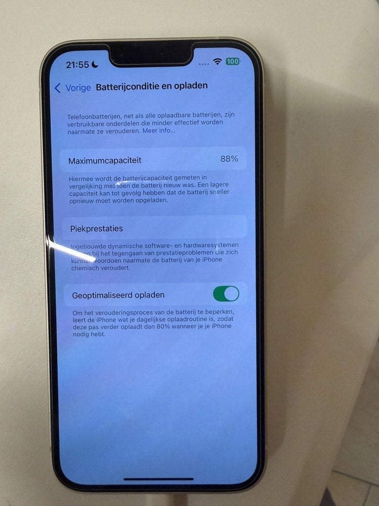 Iphone 13, Ophalen, Gebruikt, Wit, 88 %