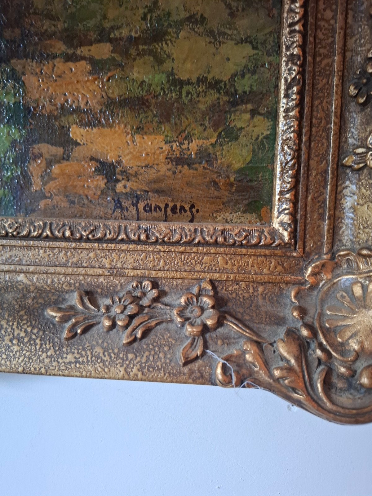 Schilderij, Antiek en Kunst, Ophalen, Olieverf, Paneel