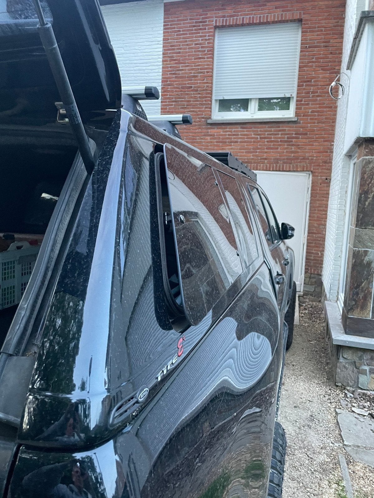 Alpha cab type 3 zwart, toyota hilux dubbel cabine, Auto diversen, Dakdragers, Ophalen, Zo goed als nieuw