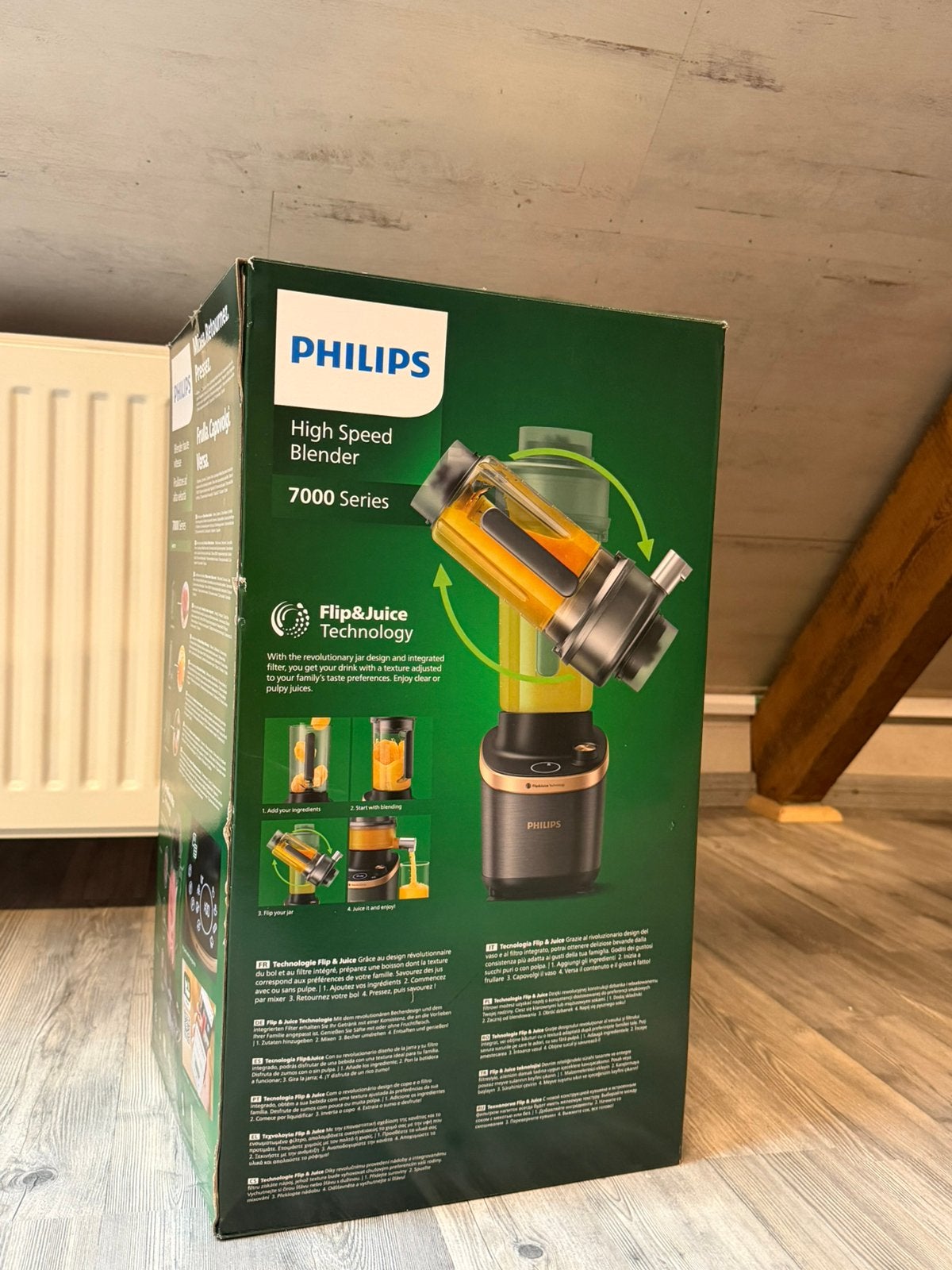 Philips High Speed Blender, 7000 series, Ophalen of Verzenden, Zo goed als nieuw, Blender