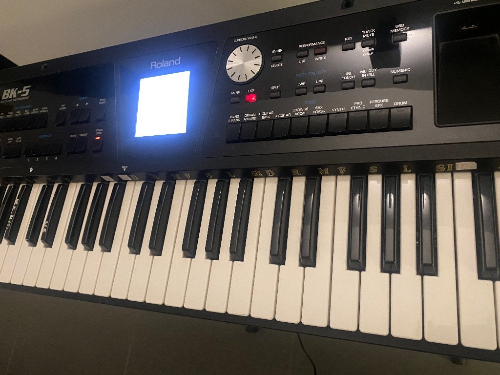 Roland BK5  backing keyboard, Ophalen of Verzenden, Gebruikt, Roland