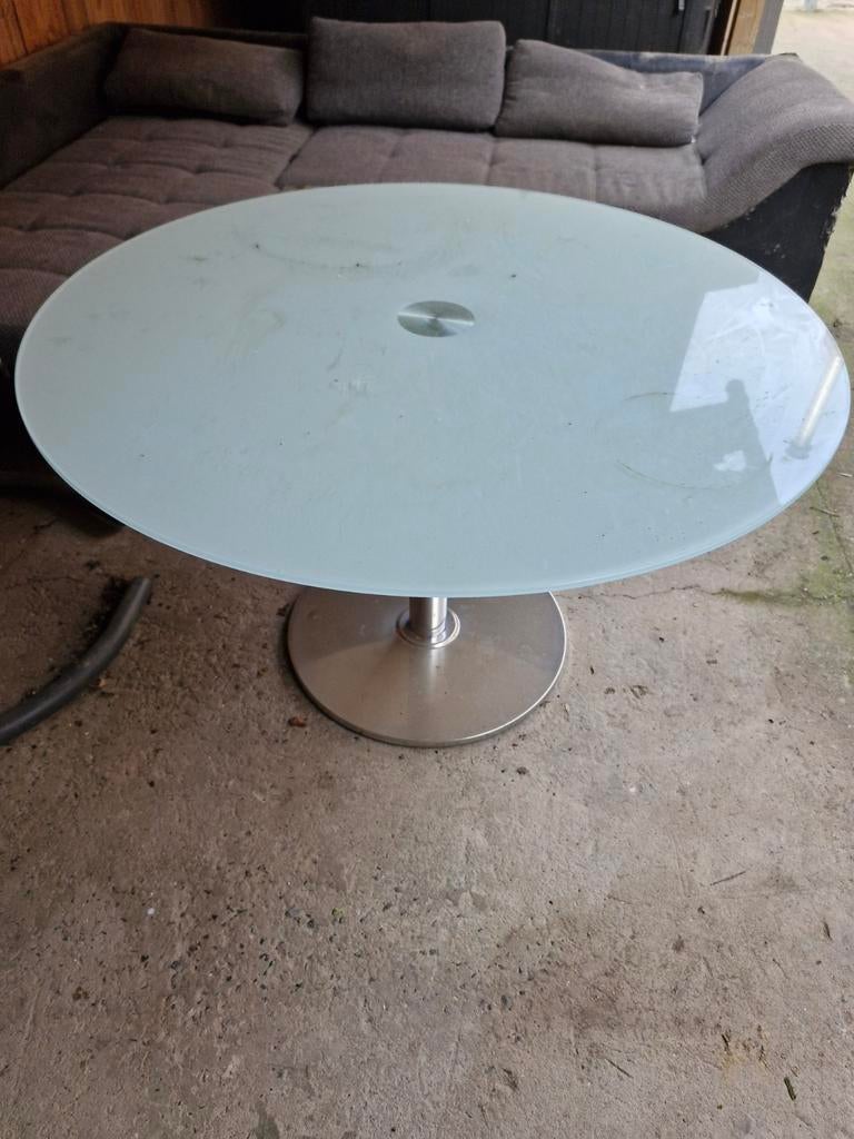 Glazen eettafel, Huis en Inrichting, Tafels | Eettafels, Ophalen