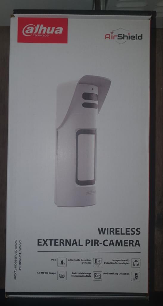 Detector met Dahua Airshield camera, Audio, Tv en Foto, Ophalen, Zo goed als nieuw, Buitencamera
