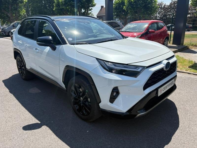 Toyota rav4 2WD e-CVT Style Plus, Autos, Euro 6, 131 kW, Noir, 5 portes