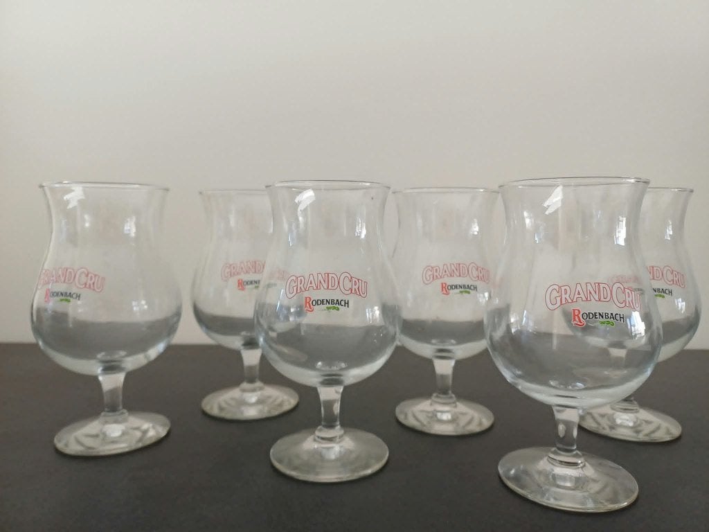 6 bierglazen Rodenbach Grand cru, Enlèvement, Neuf, Verre à bière