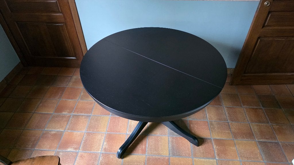 Ronde Ikea tafel uitschuifbaar, Ophalen, Overige materialen, Gebruikt, Rond