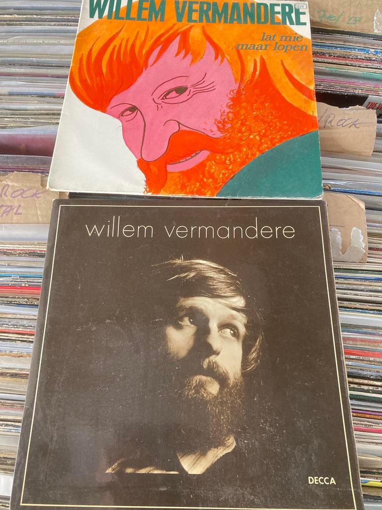 WILLEM VERMANDERE/ 2 lp’s samen, Cd's en Dvd's, Vinyl | Nederlandstalig, Ophalen, Zo goed als nieuw