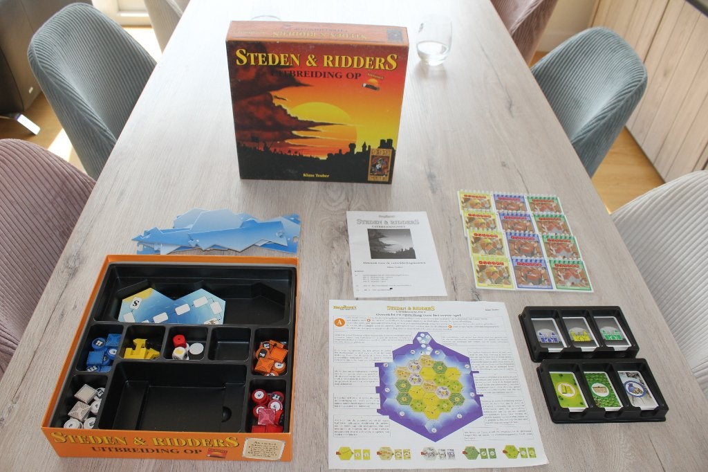Uitbreiding Steden en Ridders Catan, Hobby en Vrije tijd, Gezelschapsspellen | Bordspellen, Drie of vier spelers, Ophalen of Verzenden