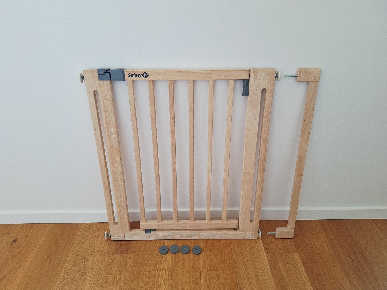Barrière de sécurité enfant en bois – 73 cm à 88,50 cm, Barrière de sécurité, Enlèvement ou Envoi, Comme neuf, Bois