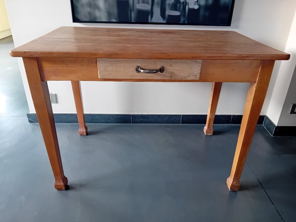 Ancienne table de ferme, 100 à 150 cm, Quatre personnes, Enlèvement, Utilisé