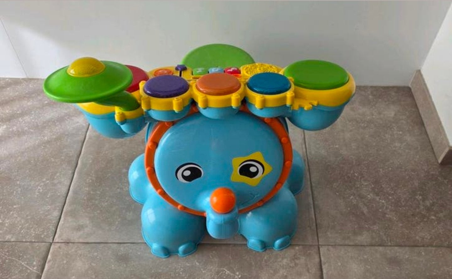 Vtech olifantdrumstel, Ophalen, Gebruikt