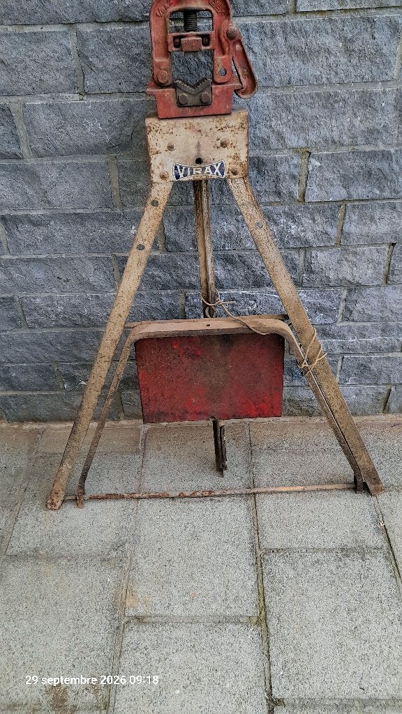 Buisklem, Ophalen, Gebruikt, Bankschroef