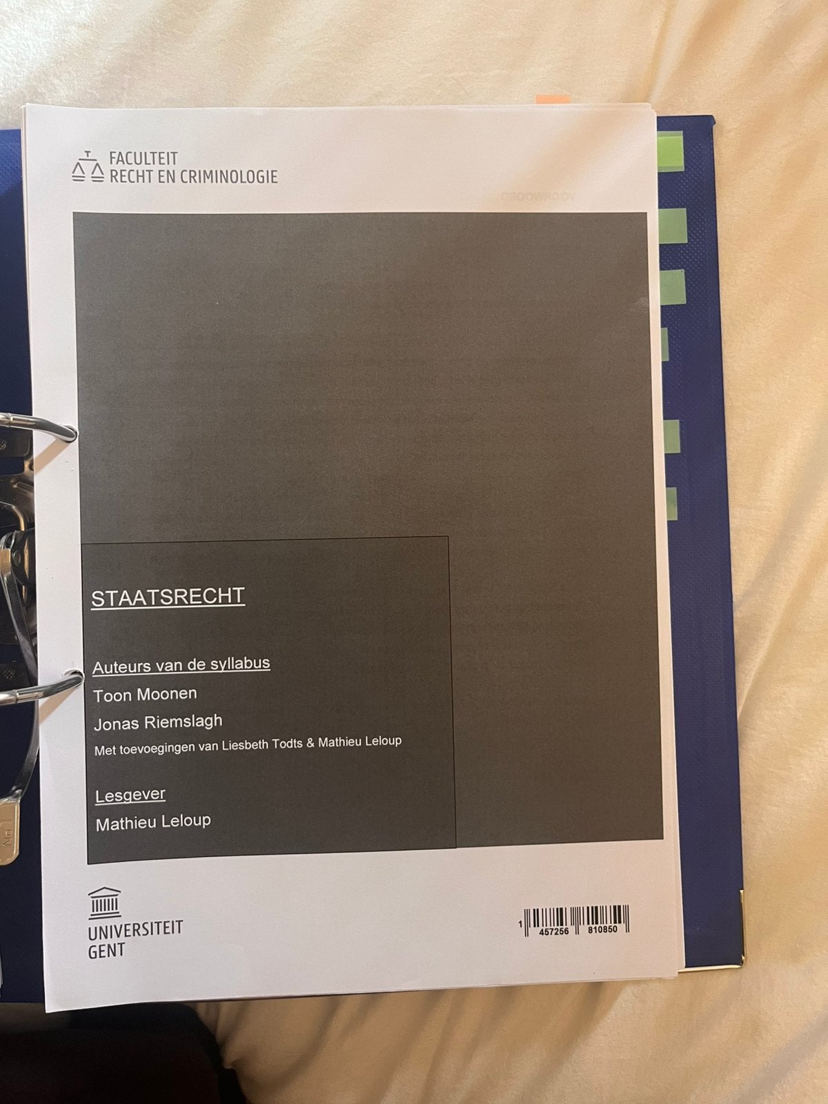 Staatsrecht, Divers, Enlèvement ou Envoi, Comme neuf