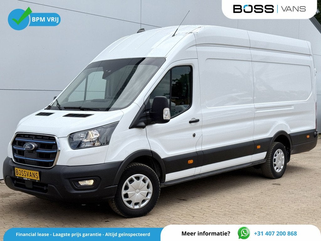 Ford E-Transit 68kWh 184PK L4H3 317km WLTP 96,5% (SOH) BEV S, Auto's, Bestelwagens en Lichte vracht, Automaat, Achterwielaandrijving