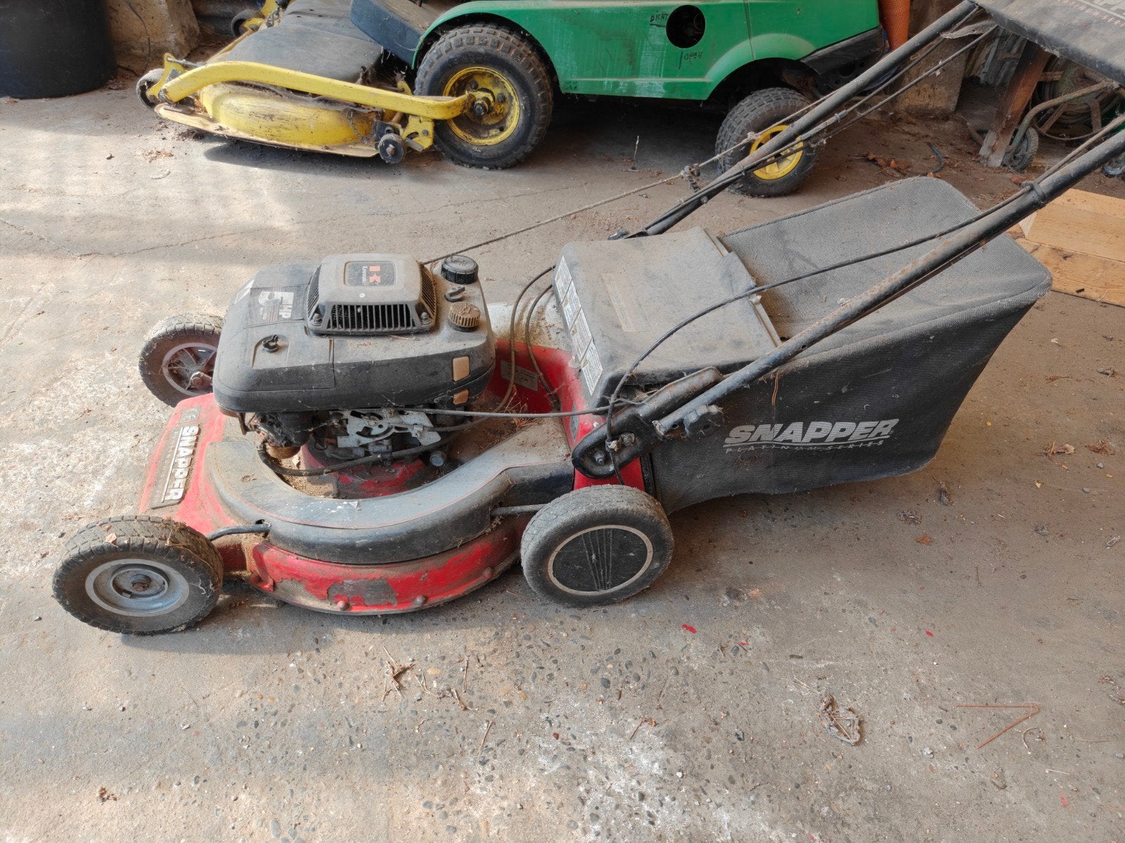 Snapper grasmachine, Enlèvement, Utilisé, Tondeuses à gazon à essence, Snapper