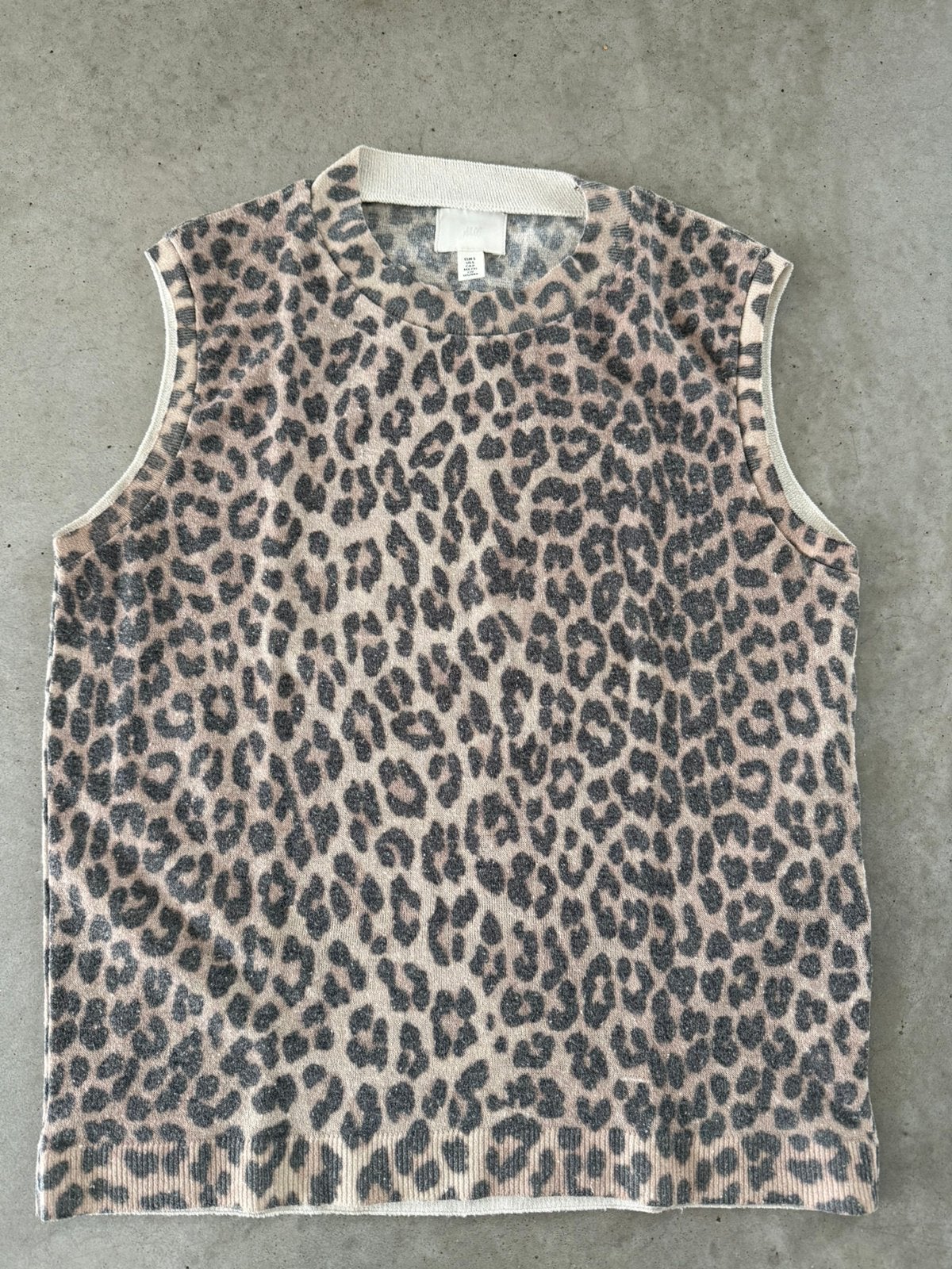 Topje met panterprint H&M Small, Kleding | Dames, Meerkleurig, Ophalen of Verzenden, Zo goed als nieuw, Maat 36 (S)