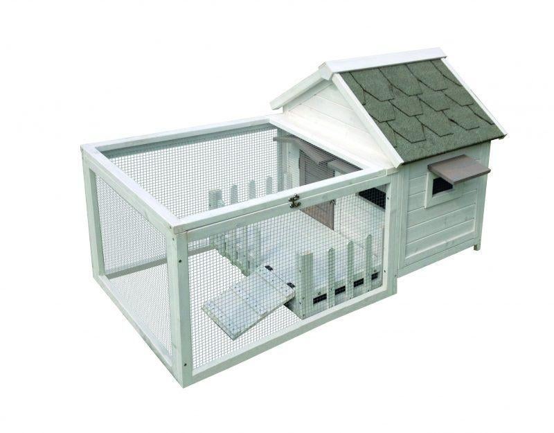 Konijnenhok patio cottage, Dieren en Toebehoren, Ophalen of Verzenden, Nieuw, Ren