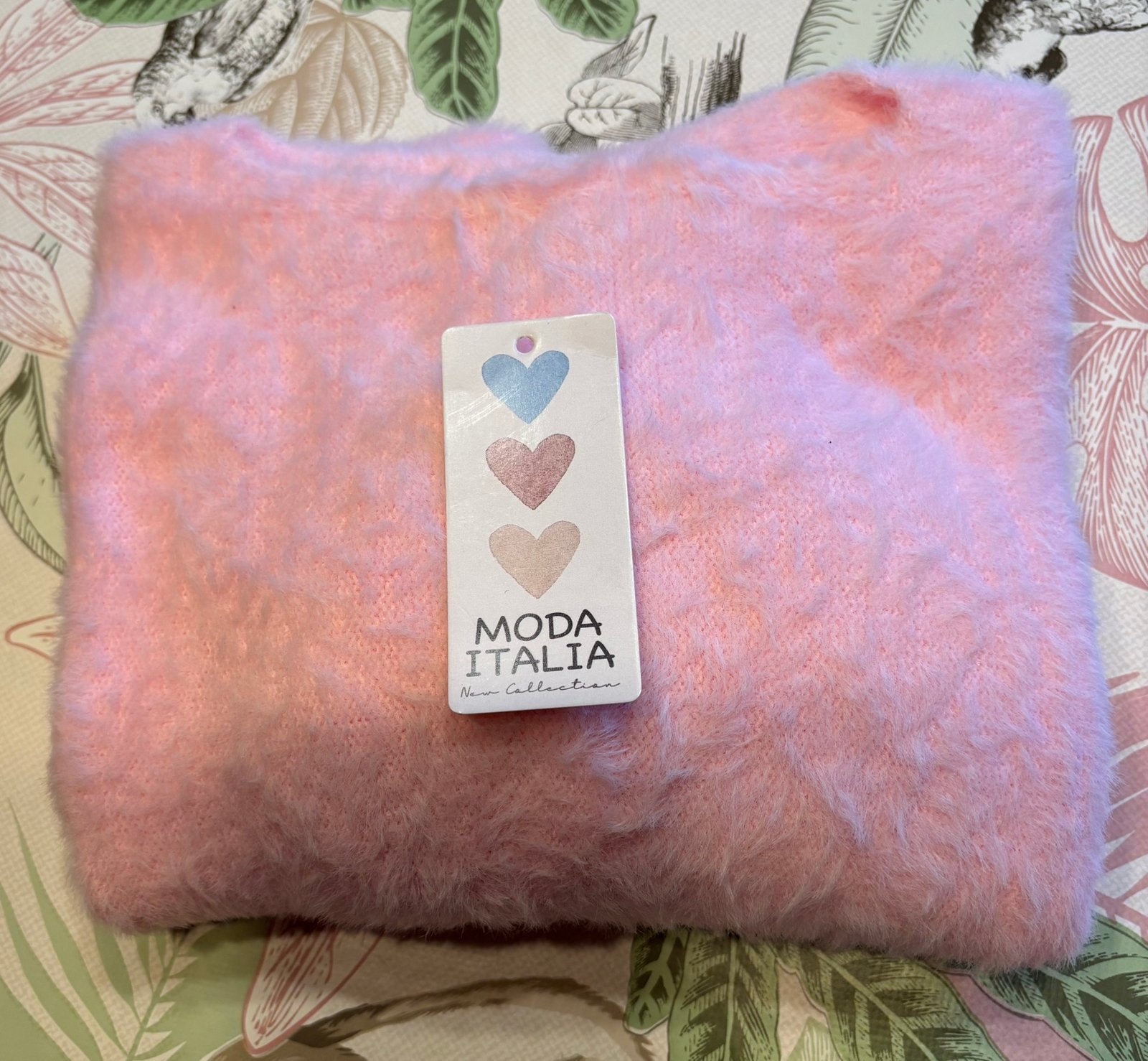 Nieuw,zacht fluffy truitje 1 maat., Ophalen of Verzenden, Nieuw, Roze