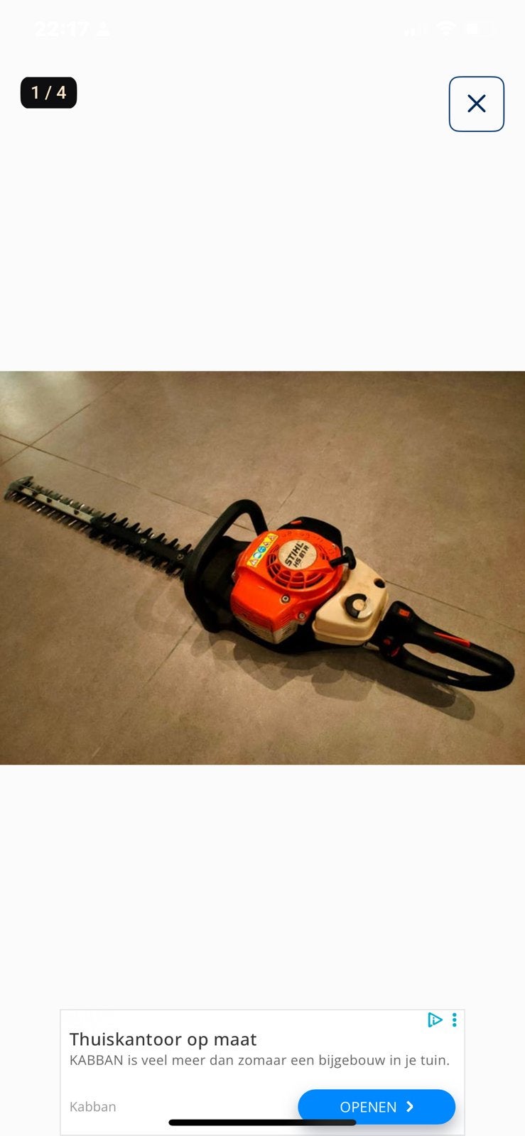 Stihl hs 81 r in goede staat, Tuin en Terras, Heggenscharen, Ophalen, Zo goed als nieuw