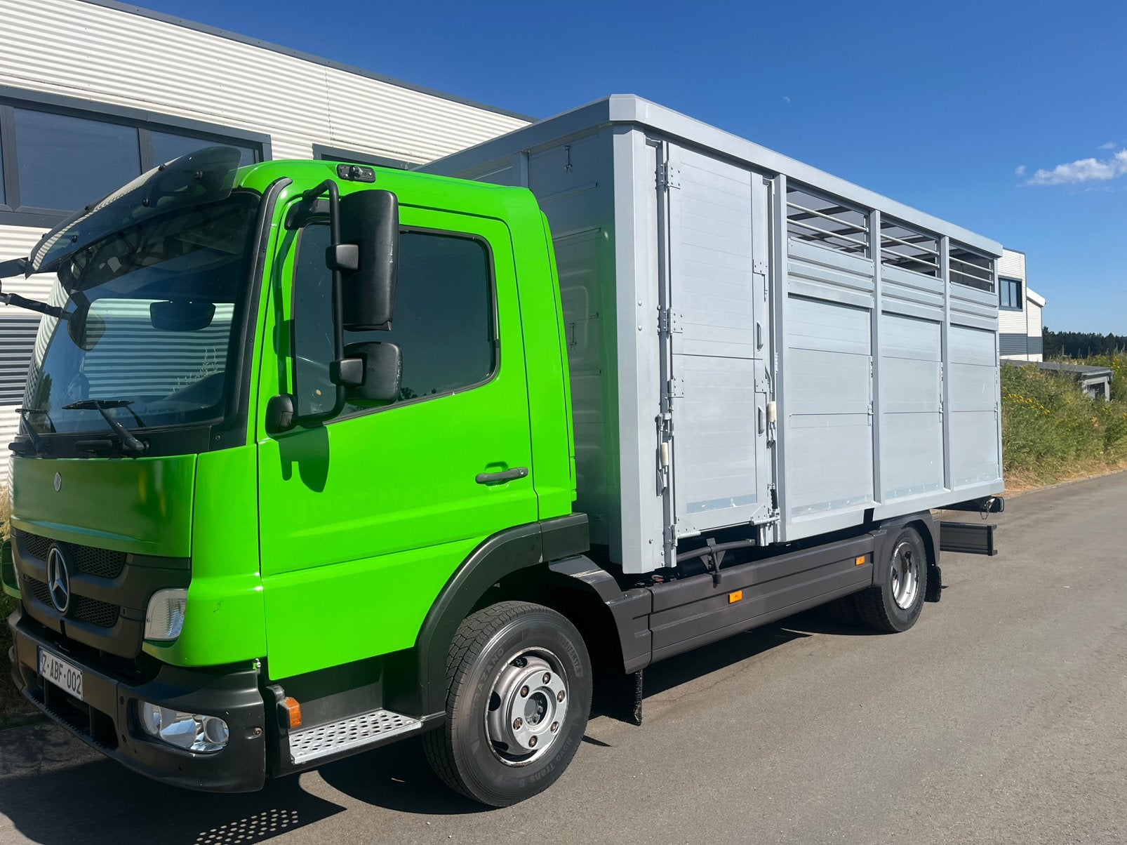 Camion bétaillère, Articles professionnels, Enlèvement