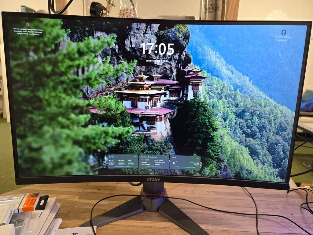 MSI Optix MAG27CQ – 27” QHD Curved Gaming Monitor 144Hz, Computers en Software, Monitoren, Ophalen, HDMI, Ultrawide, Gaming