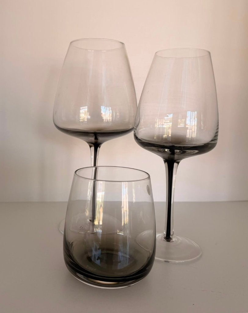 Broste Copenhagen 'Smoke' glazen (37-delig) – Perfecte staat, Ophalen, Zo goed als nieuw, Glas, Glas of Glazen
