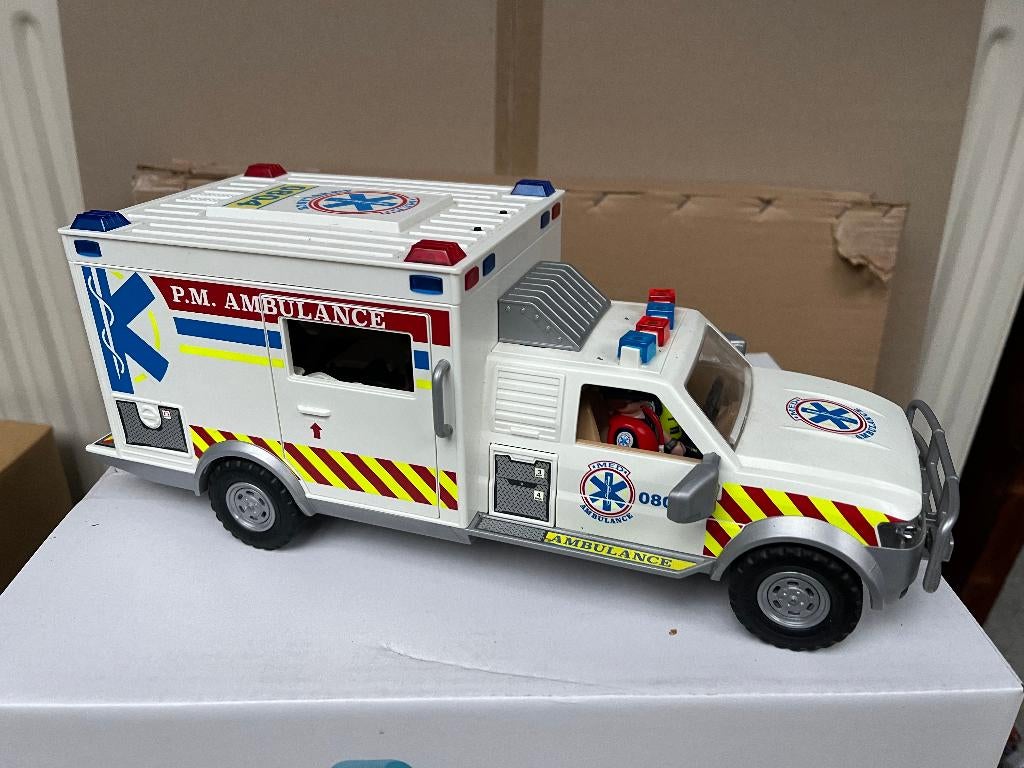 Playmobil Ambulance, Enlèvement, Utilisé, Playmobil en vrac