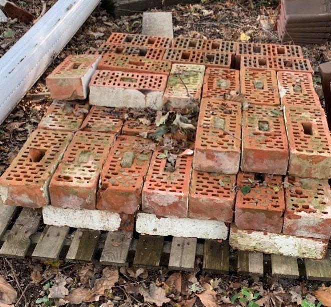 Snelbouwstenen 8,5 x 14 x 29 cm – gerecupereerd, Doe-het-zelf en Bouw, Ophalen, Zo goed als nieuw, Overige materialen