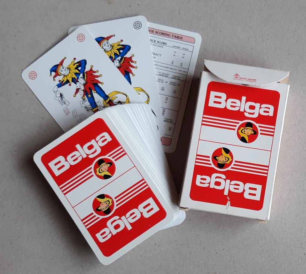 SPEELKAARTEN SIGARETTEN BELGA (2) RECLAME TABAK TABAC., Verzamelen, Ophalen of Verzenden, Speelkaart(en)