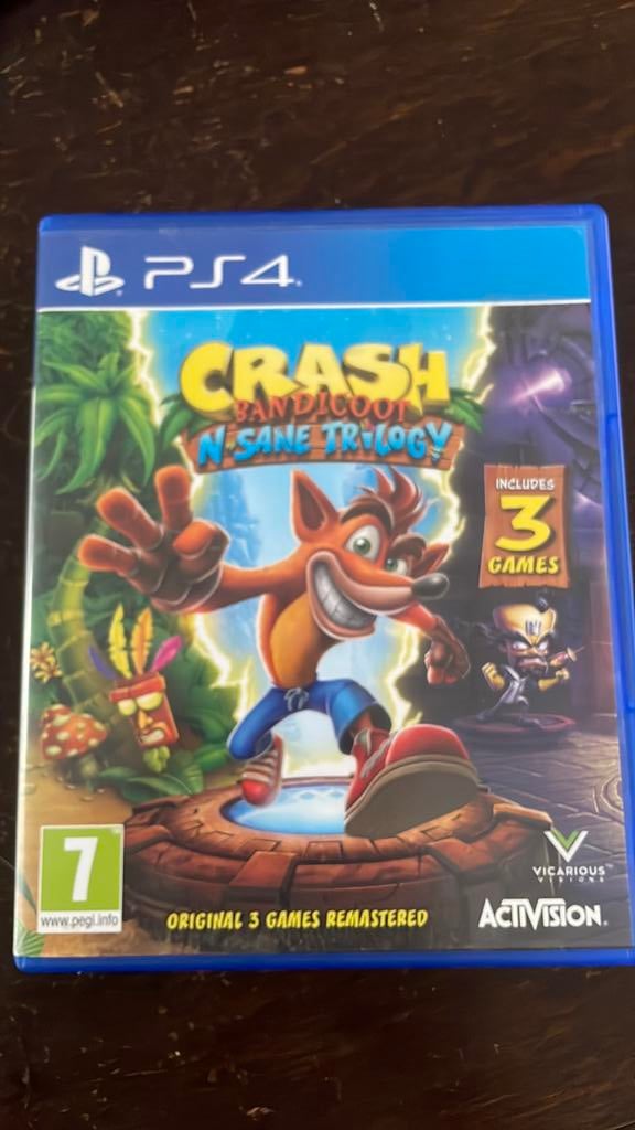 Crash bandicoot N’sane trilogy, Games en Spelcomputers, Games | Sony PlayStation 4, Ophalen, Zo goed als nieuw