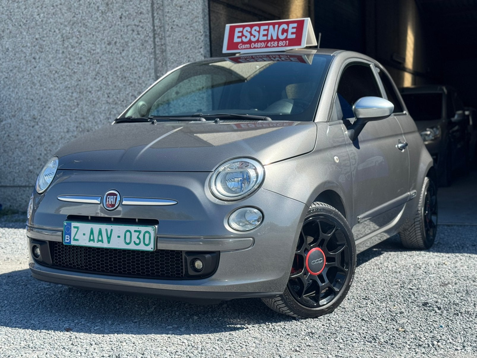 Fiat 500 1.2 essence Pack Sport, Achat, Boîte manuelle, Noir, Particulier