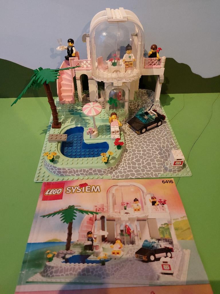 Lego Paradisa 6416 Poolside Paradise, Enlèvement ou Envoi, Utilisé, Ensemble complet, Lego