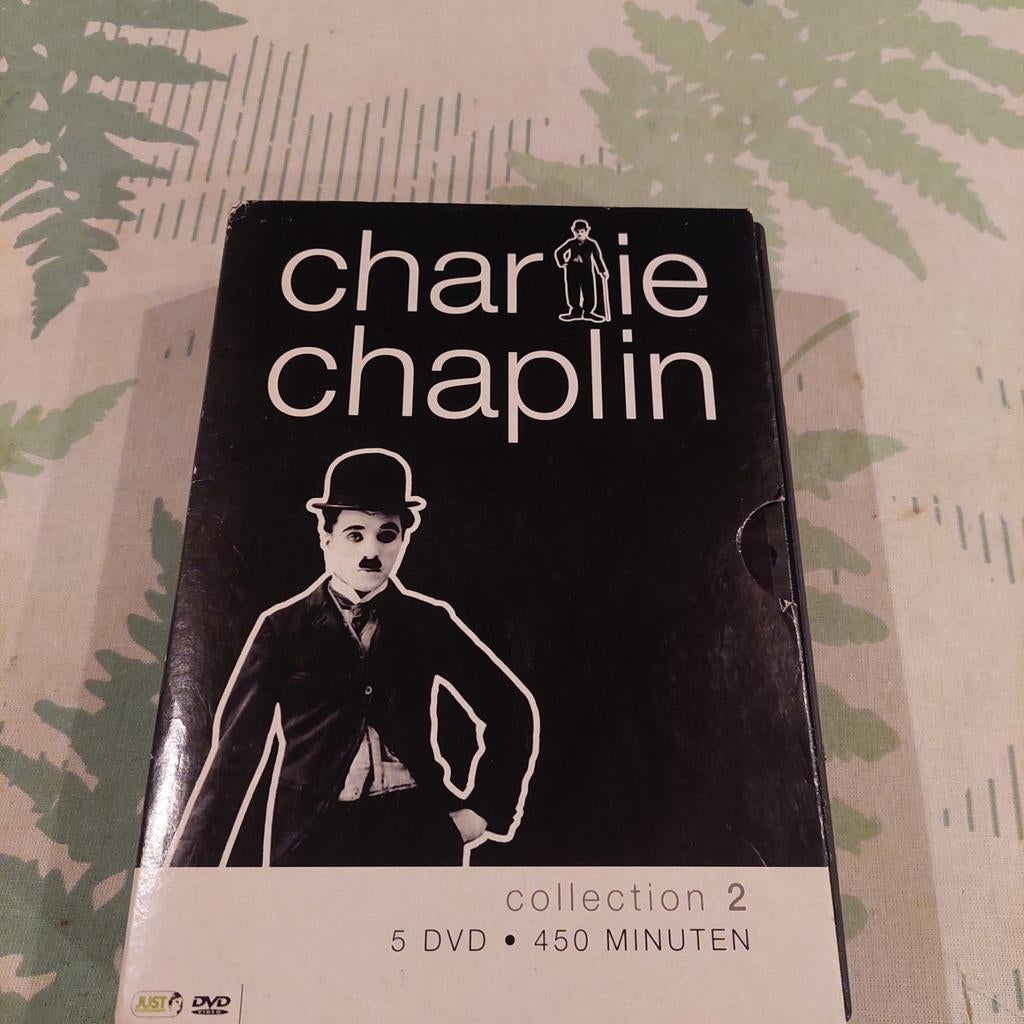 Charlie chaplin colletion 2 5 dvd,s 450 min, Cd's en Dvd's, Ophalen of Verzenden, Zo goed als nieuw