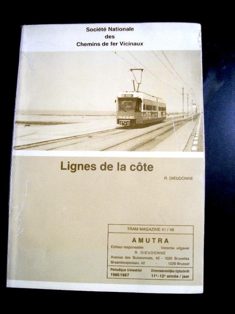 Lignes de la Côte Belge - Tram - Tramway - SNCV, Collections, Trains & Trams, Enlèvement ou Envoi, Comme neuf, Tram, Livre ou Revue