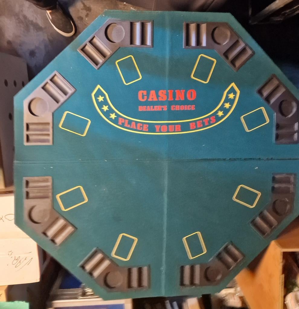 ~~~ Pokertafel ~~~, Overige munten, Ophalen, Zo goed als nieuw