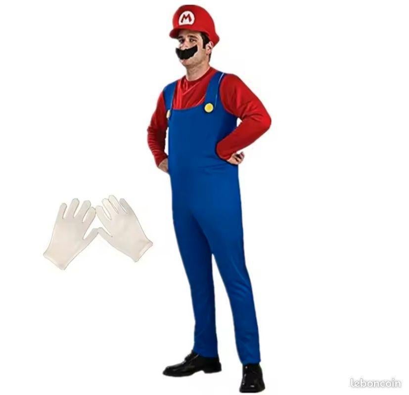 Mario-kostuum, Kinderen en Baby's, Carnavalskleding en Verkleedspullen, Verzenden, Nieuw, Jongen of Meisje