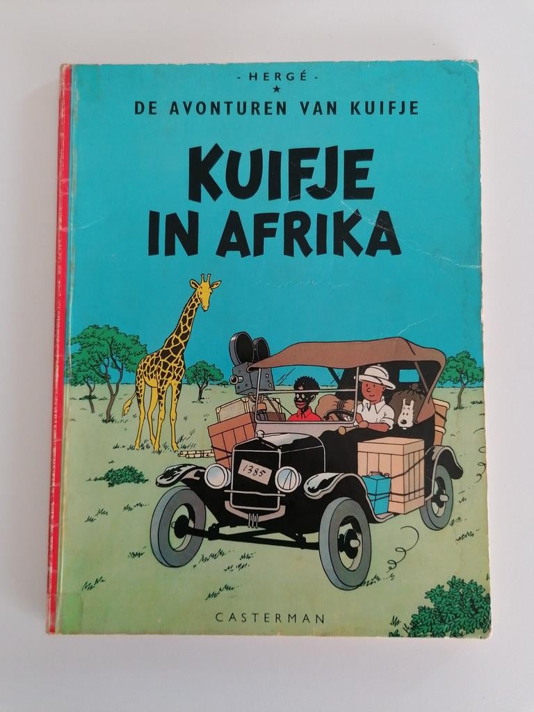 Hergé, Kuifje in Afrika, uitgave1966, Ophalen of Verzenden, Gelezen
