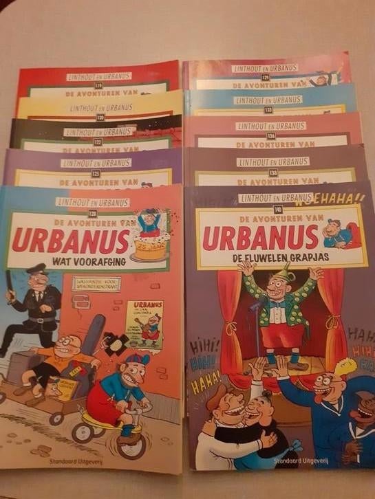 Urbanus,  allen eerste drukken., Linthout en Urbanus, Ophalen of Verzenden, Zo goed als nieuw, Meerdere stripboeken