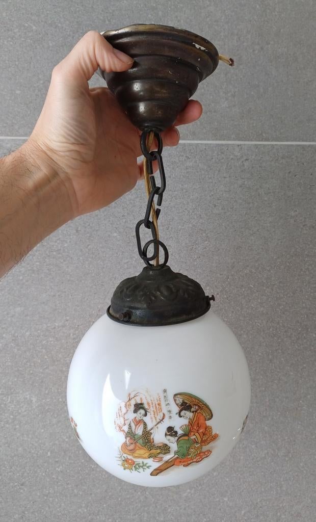 Jaren 30 chinoiserie lamp, Ophalen of Verzenden