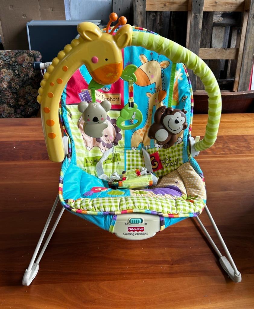 Wipstoel Fisher Price V4553, Kinderen en Baby's, Fisher-Price, Gebruikt, Verstelbaar, Wipstoel
