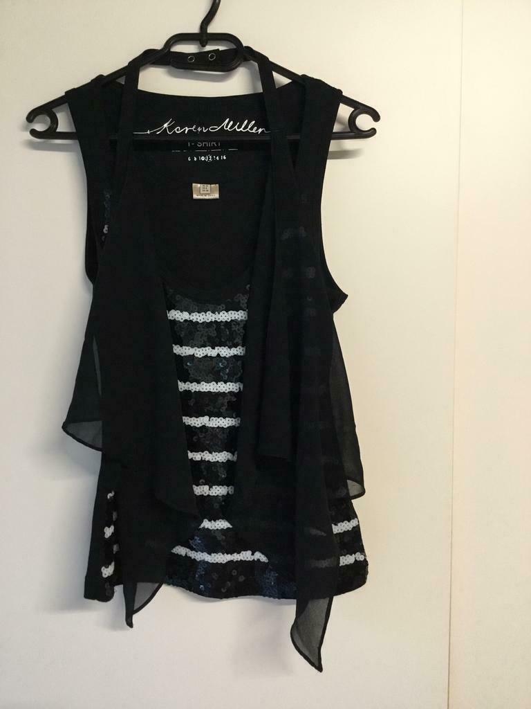 Karen Millen topje Eur. 40 (36/38), Karen Millen, Zwart, Ophalen of Verzenden, Zo goed als nieuw