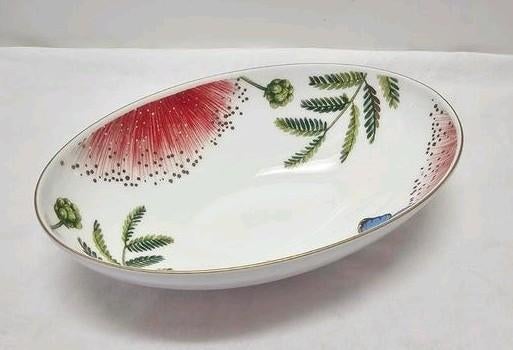 Villeroy Boch Schaaltje bloemen vlinder planten, Ophalen of Verzenden, Zo goed als nieuw