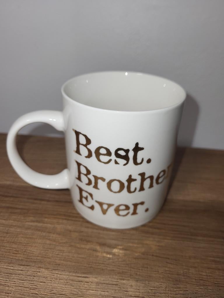 Best Brother Ever Mok / Verjaardag Cadeautje / Geschenk, Ophalen of Verzenden, Zo goed als nieuw